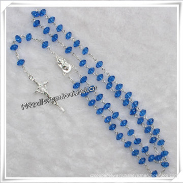 Plastic Imitation Crystal Beads Religious Rosary (IO-cr236)